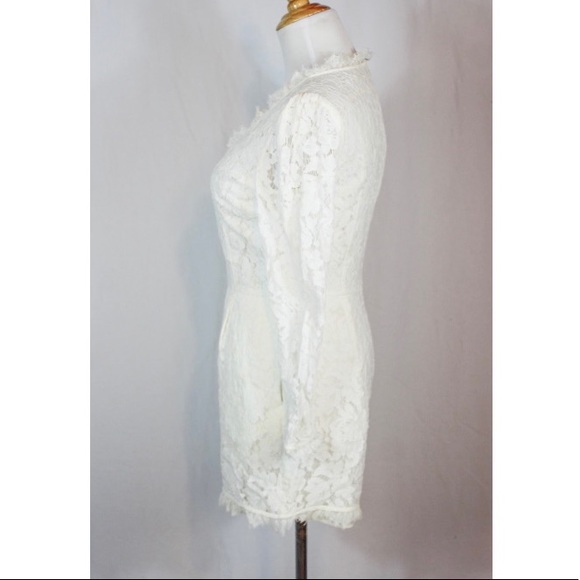 Temperley London Coco Ivory Lace Playsuit - Picture 5 of 11